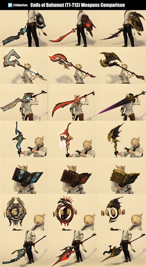 ff14 dreadwyrm weapons.